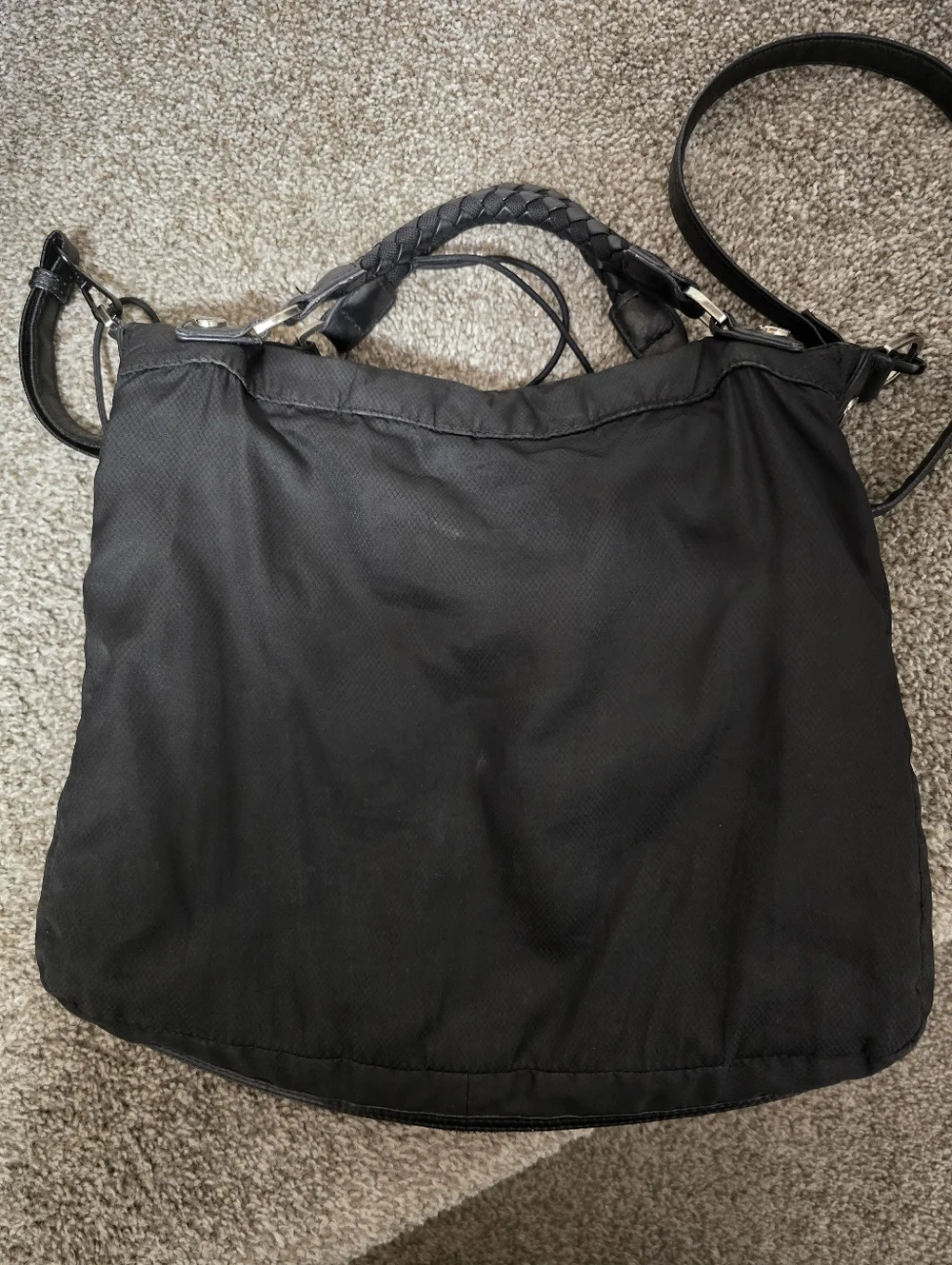 L.a.m.b. Black Nylon Tote Y2k - Picture 5 of 12